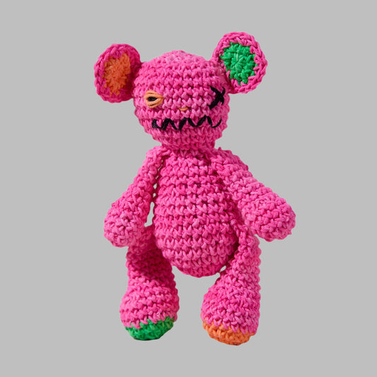 MONSTERS AMIGURUMI CROCHET PINK GREEN ORANGE