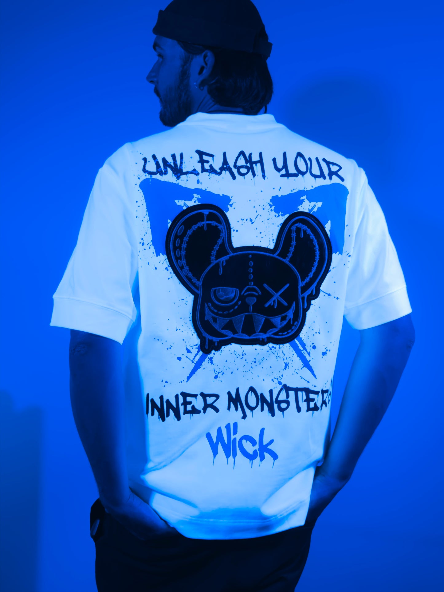 EXPLOSION WHITE OVERSIZED T-SHIRT