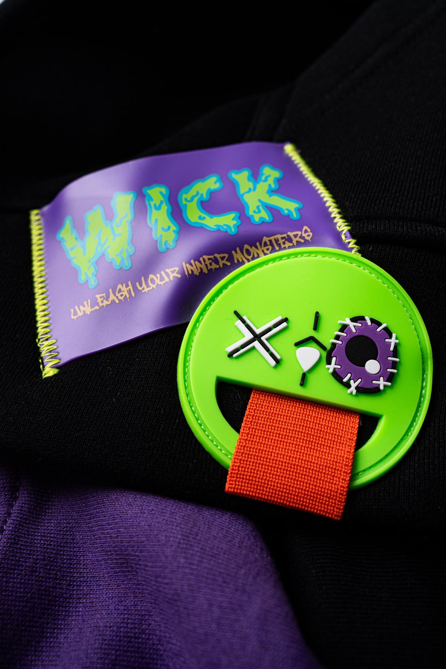 PURPLE & BLACK HOODIE!