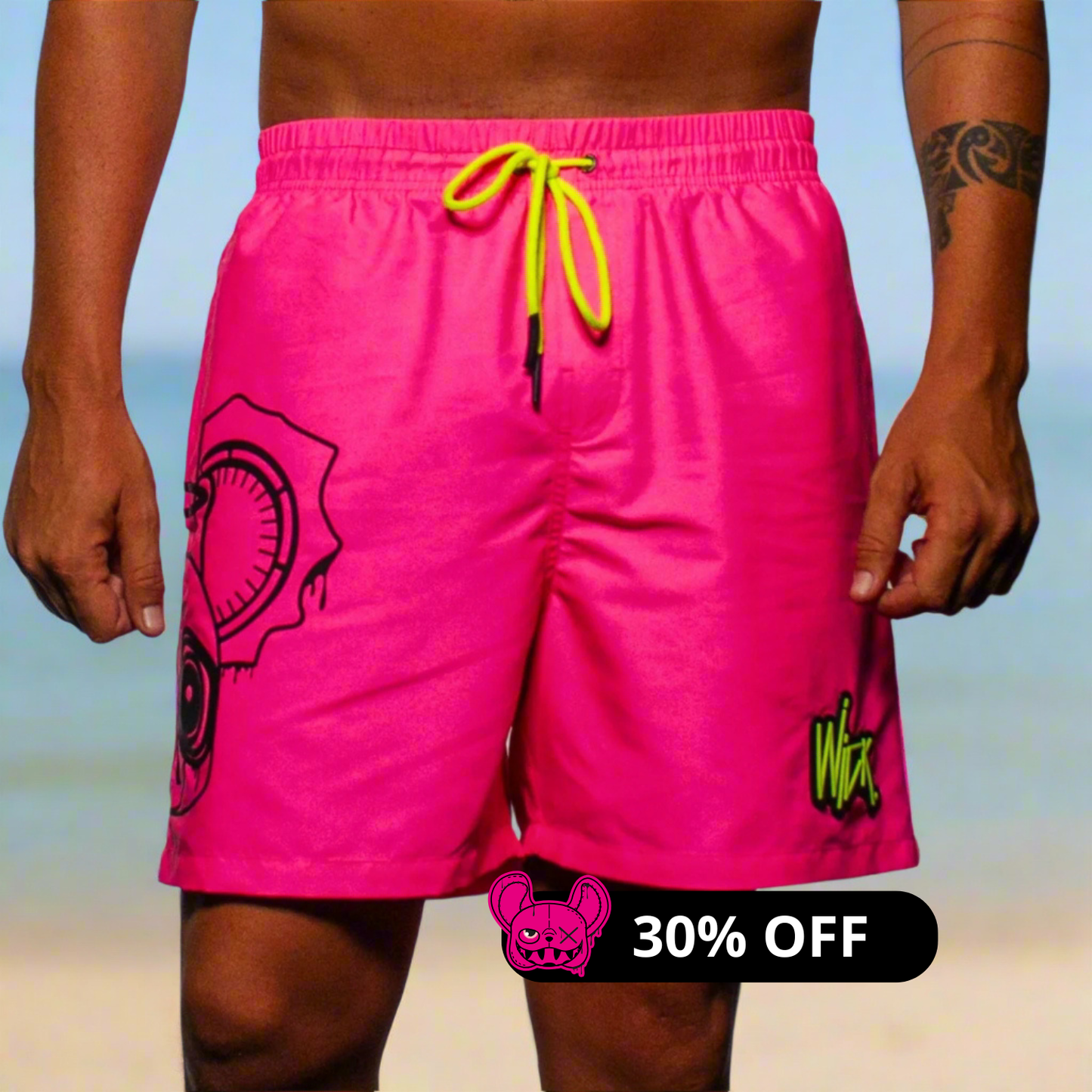 SWIM SHORTS NR PINK