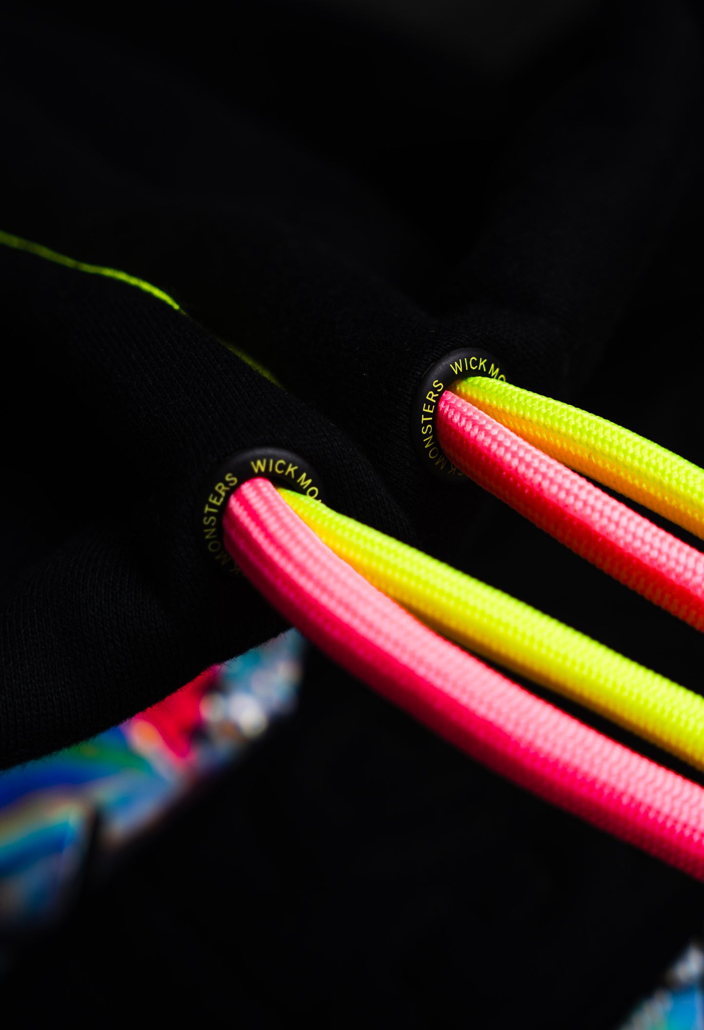 NEON ROYALTY HOODIE BLACK