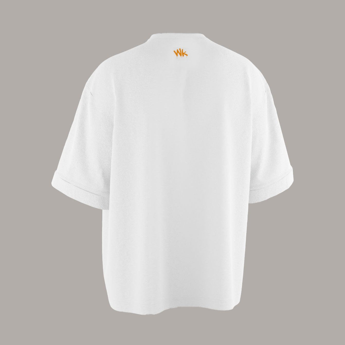 CAMISETA OVERSIZE BLANCA BASIC Nothing BASIC NARANJA