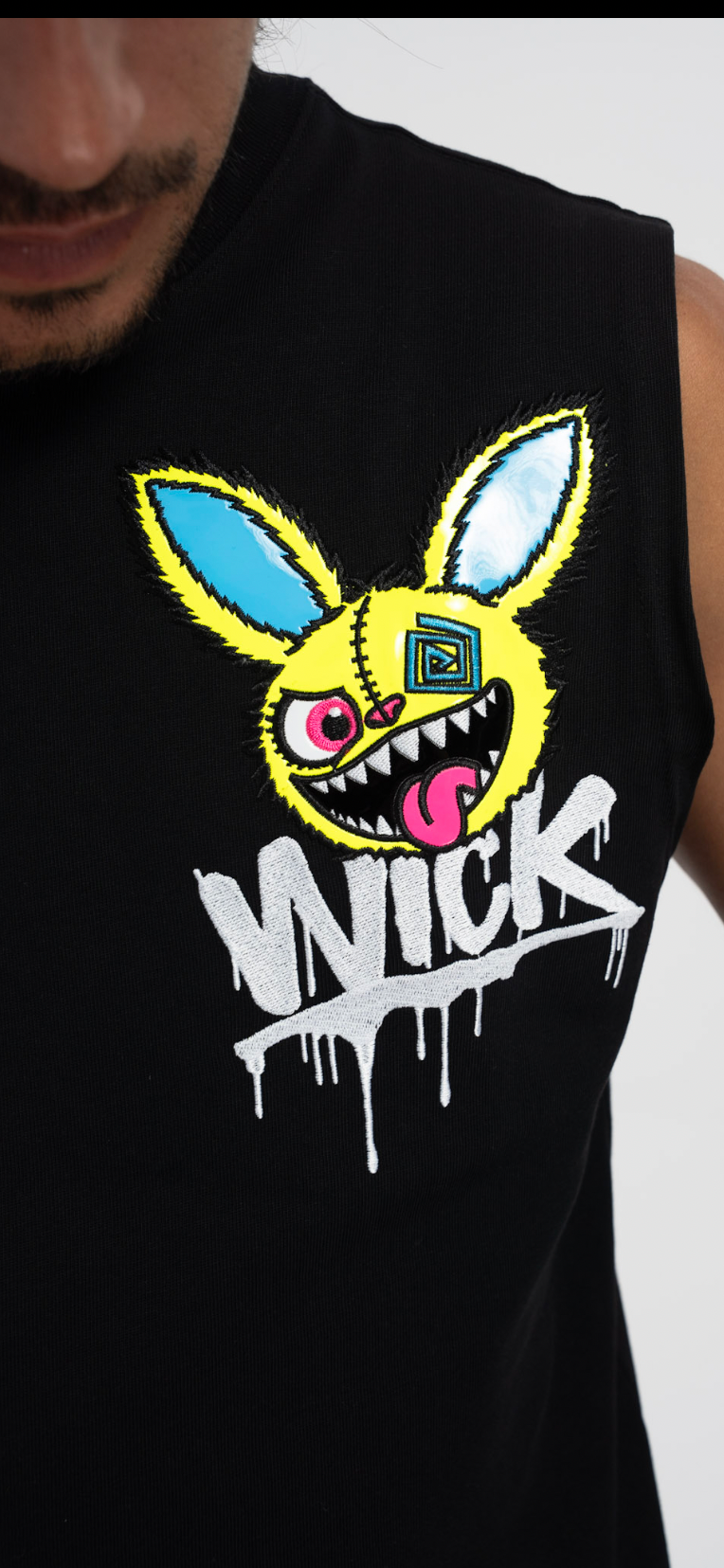 REBEL TANK TOP BLACK