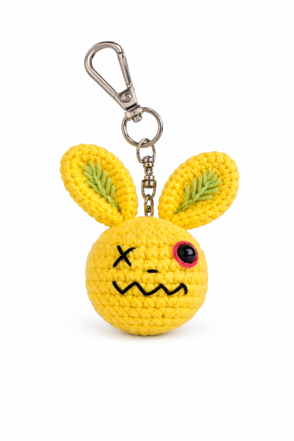 Amigurumi Yellow Keyring