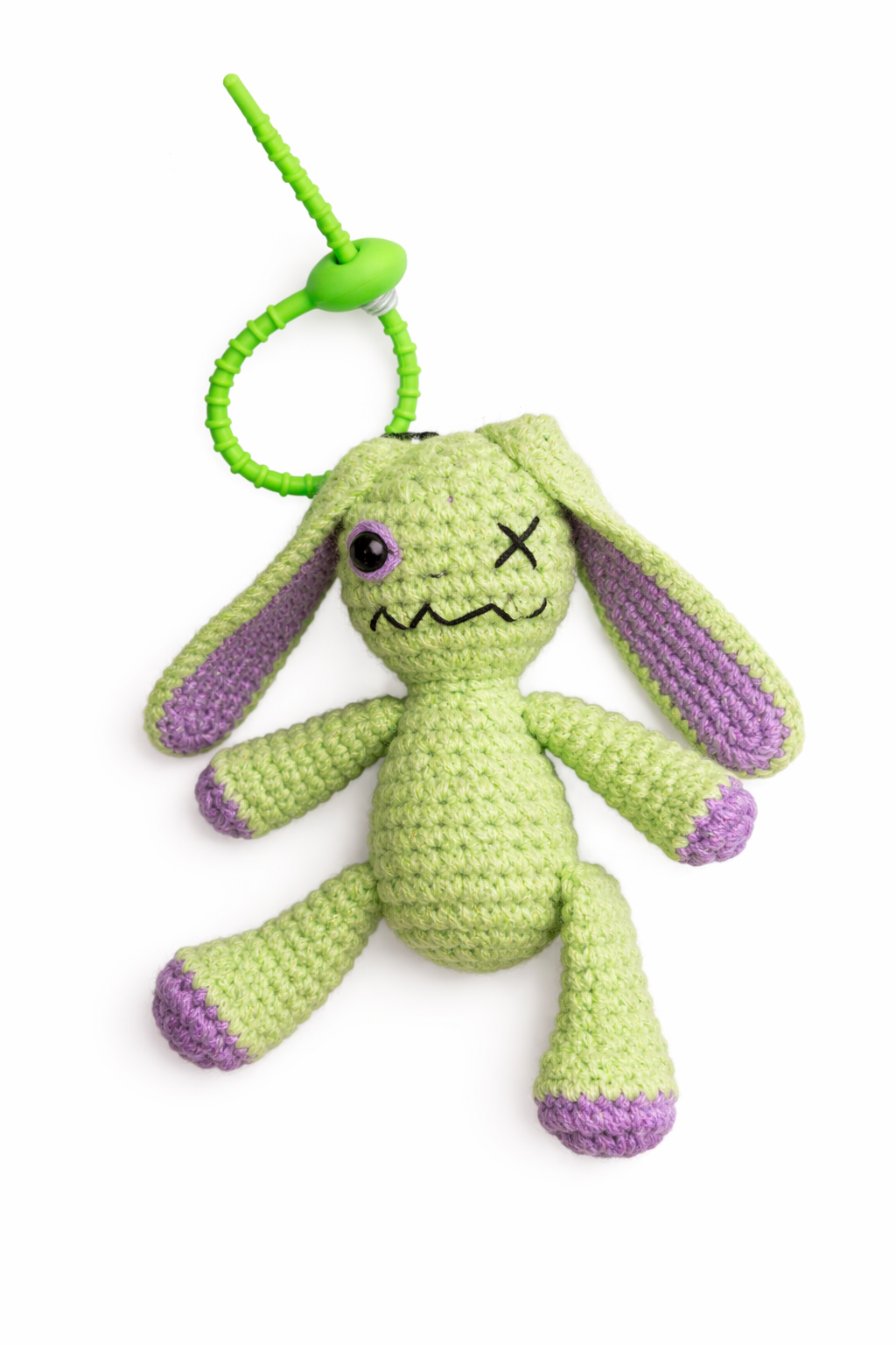 AMIGURUMI CROCHET SILICONE STRAP BLUE