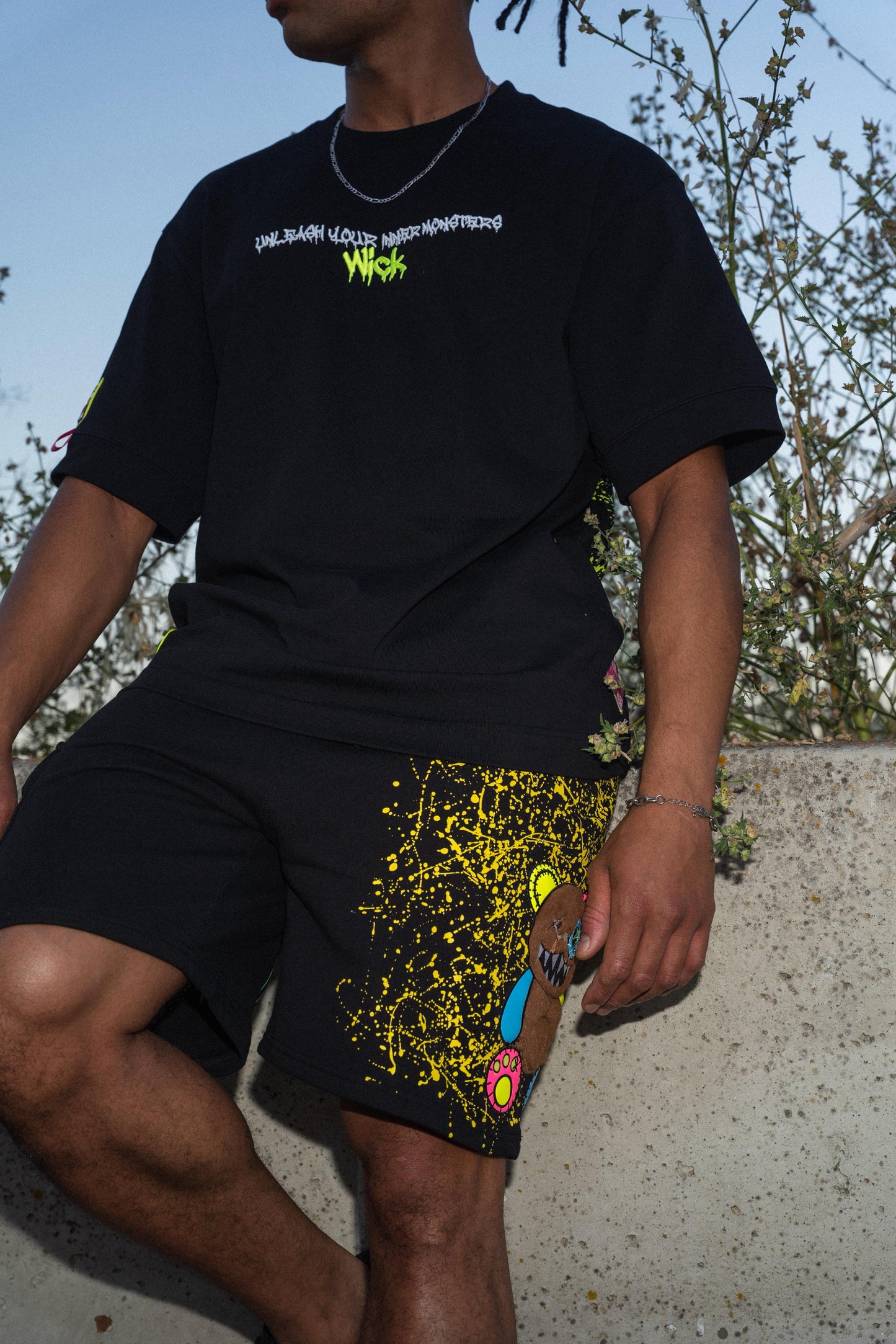 SHORTS NR BEAR BLACK