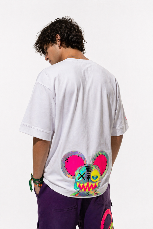 Neon Royal T-shirt White