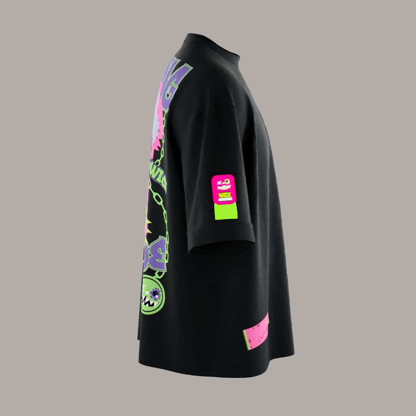 OVERSIZED BLACK CHAIN!