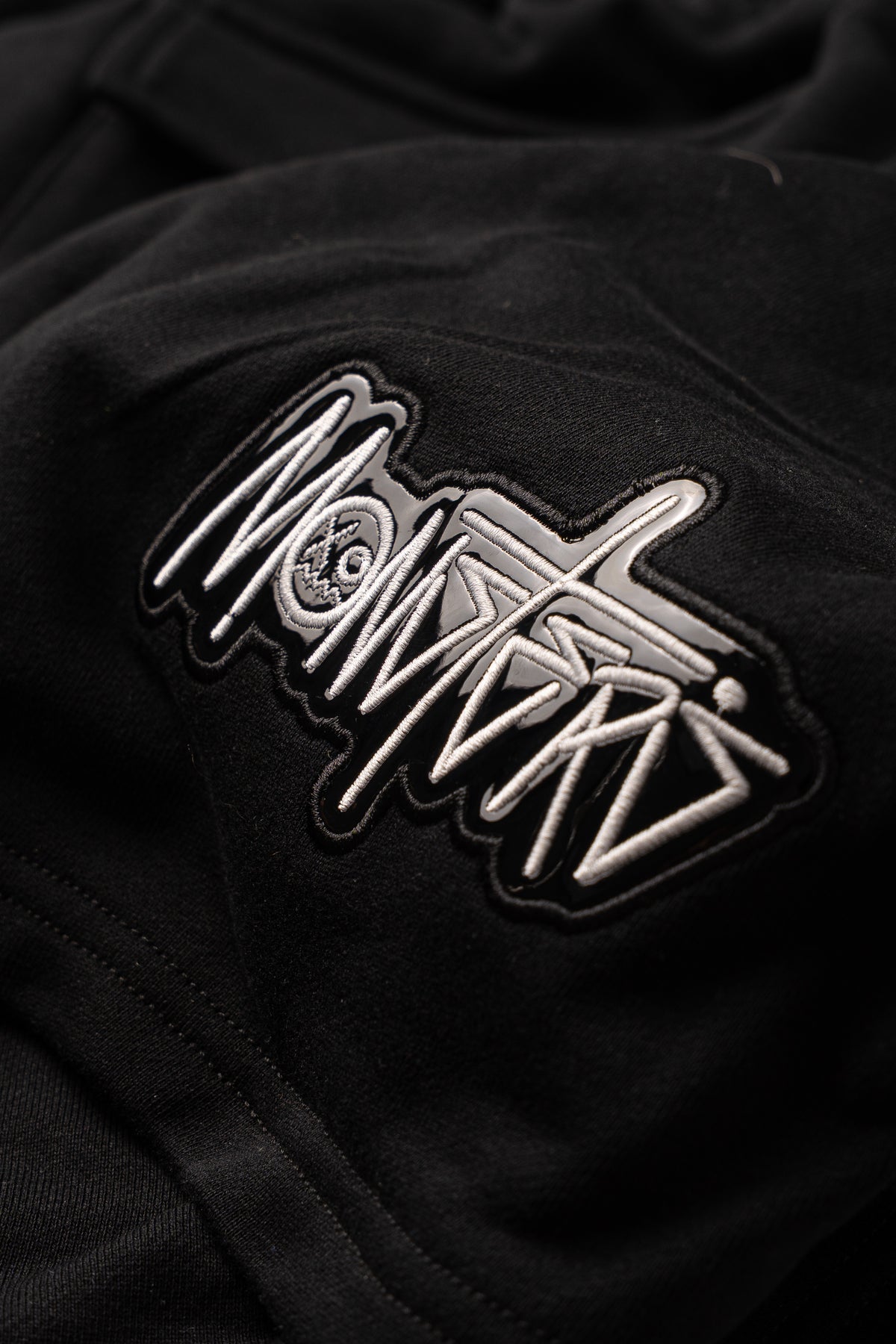 NIGHT RIDERS LOGO SHORTS BLACK