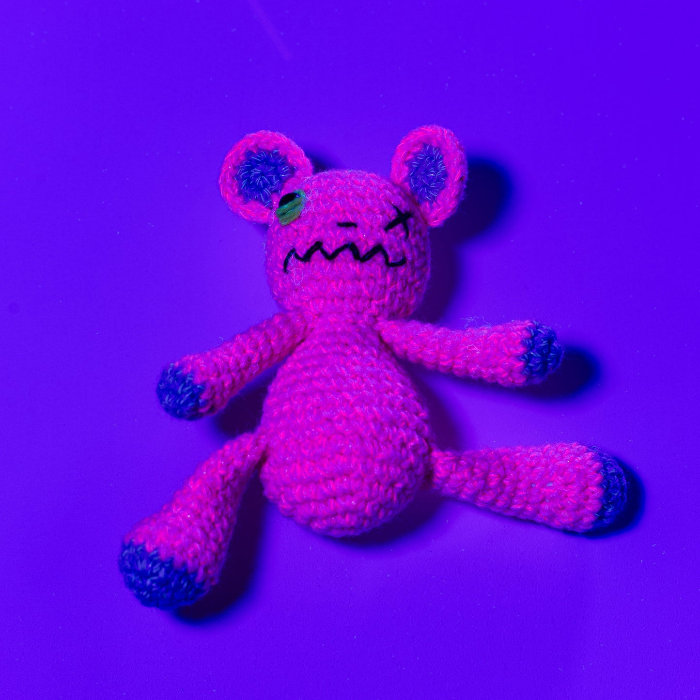 MONSTERS AMIGURUMI CROCHET PINK GREEN ORANGE