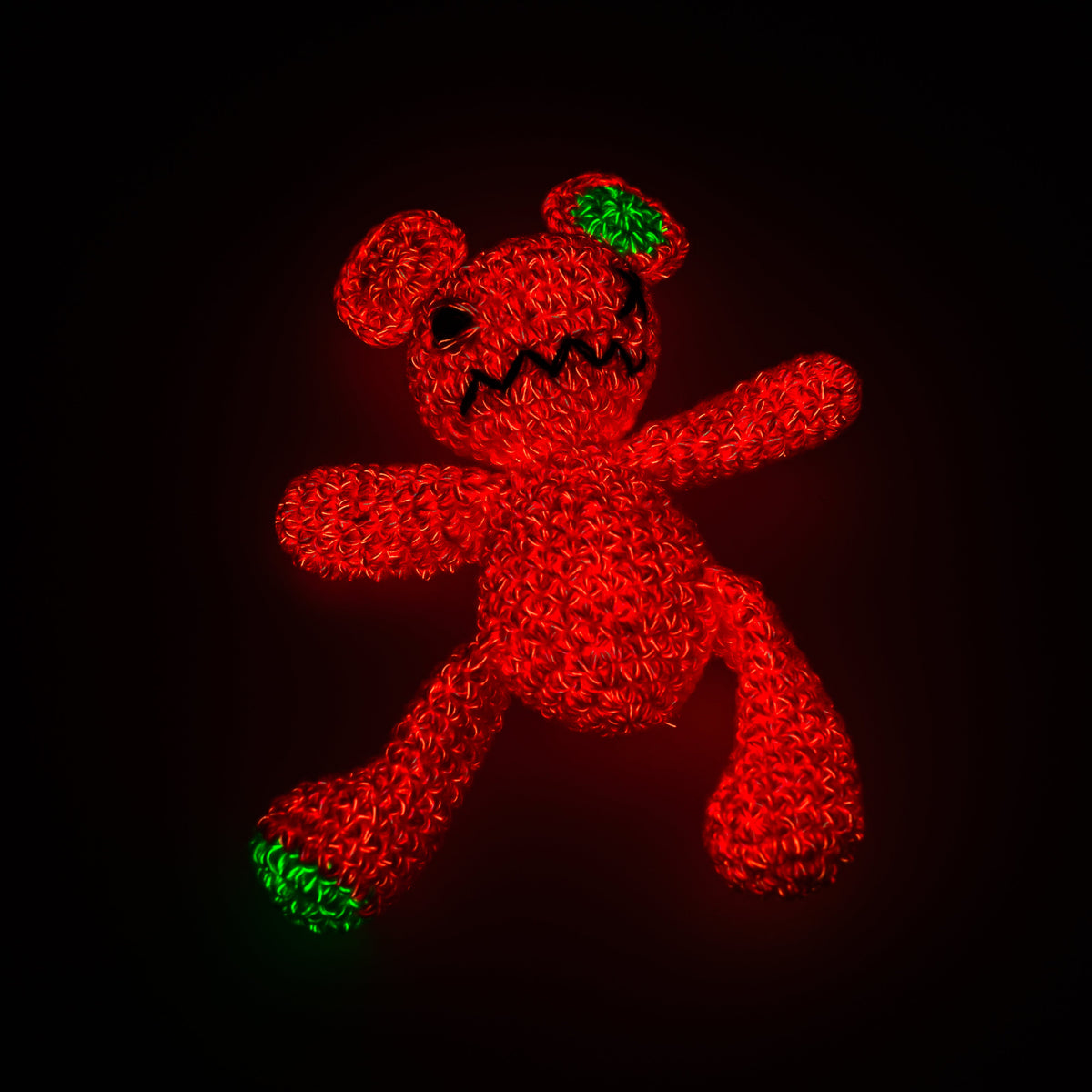 AMIGURUMI CROCHET PINK, GREEN & ORANGE