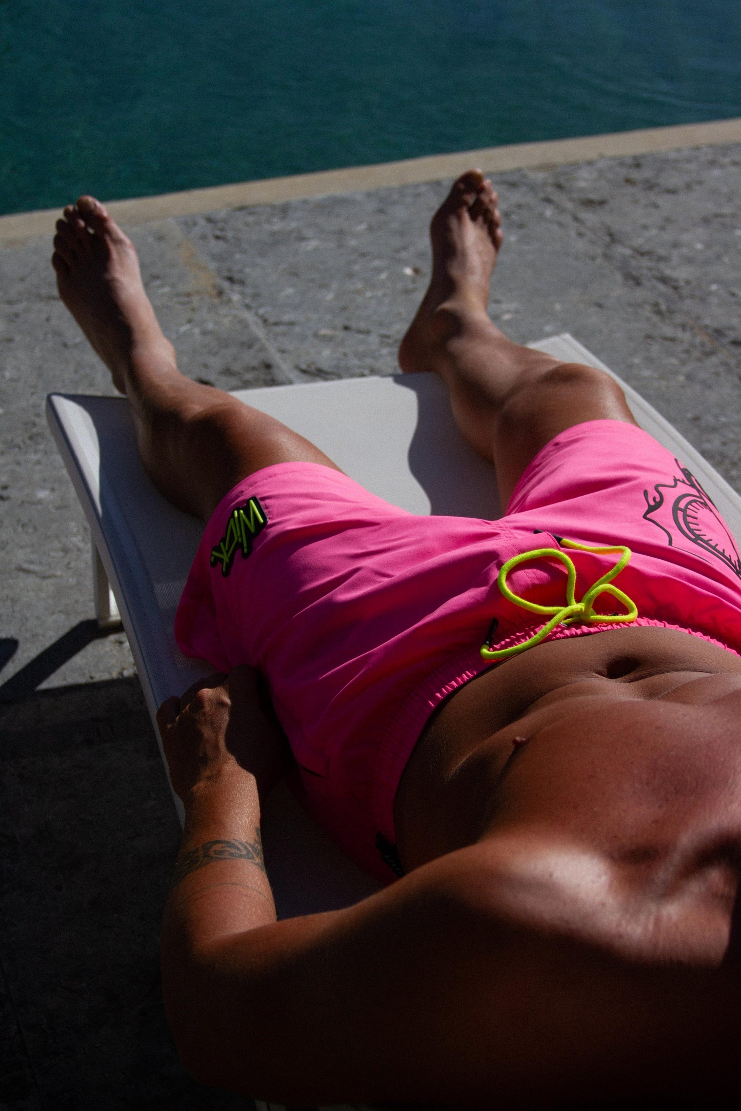 SWIM SHORTS NR PINK