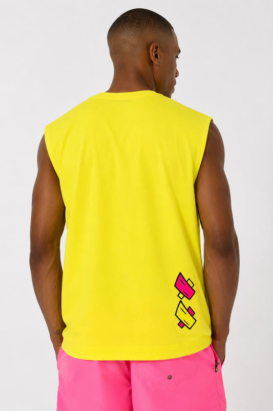 Tank Top Yellow Neon Basic