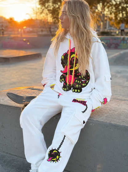 Royal Chameleon White Hoodie