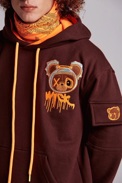 SPACE BROWN HOODIE