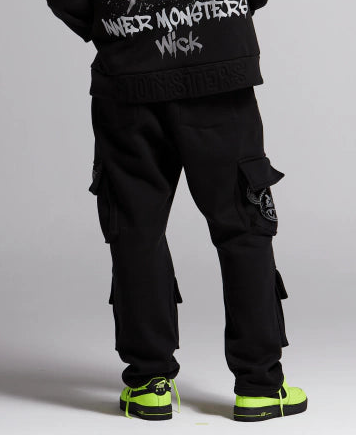 BLACK ICE CARGO SWEATPANTS