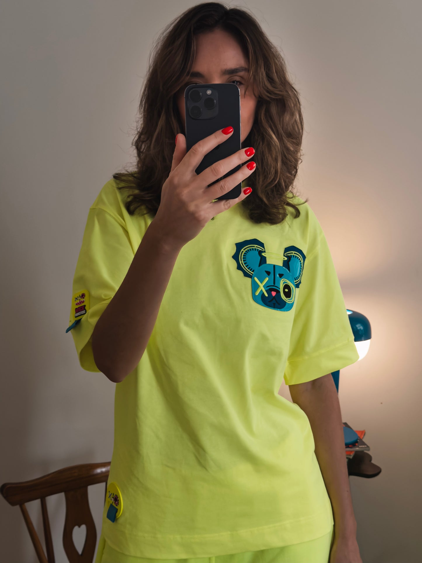 YELLOW NEON OVERSIZED T-SHIRT