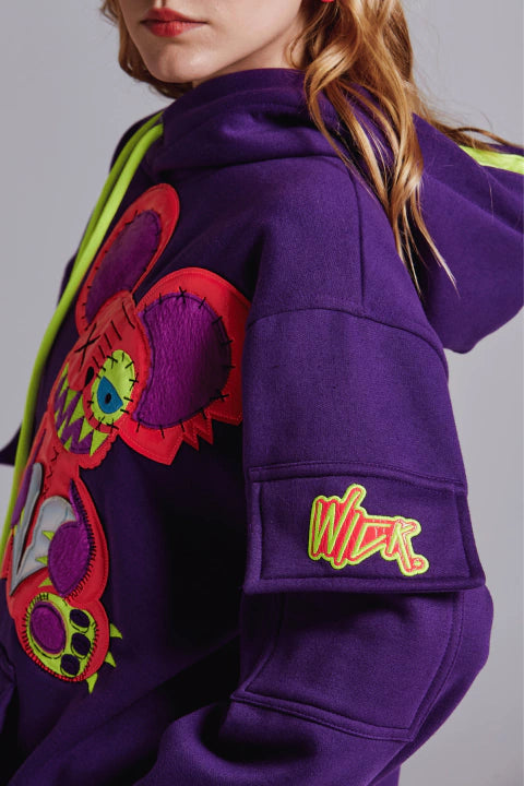 LOVE PURPLE HOODIE