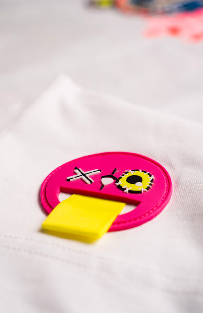 T-SHIRT OVERSIZED TOXIC WHITE