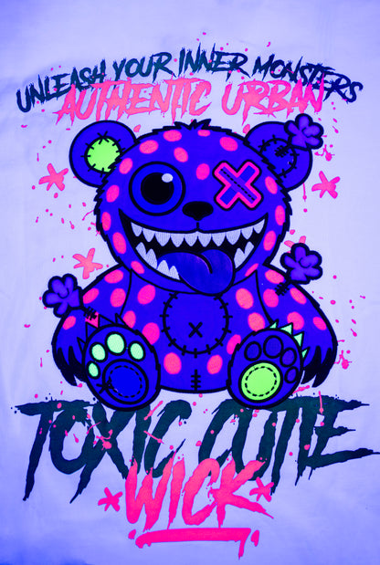 T-SHIRT OVERSIZED TOXIC WHITE