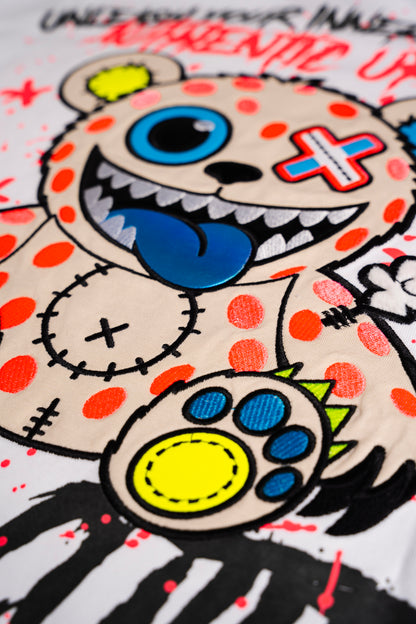 T-SHIRT OVERSIZED TOXIC WHITE