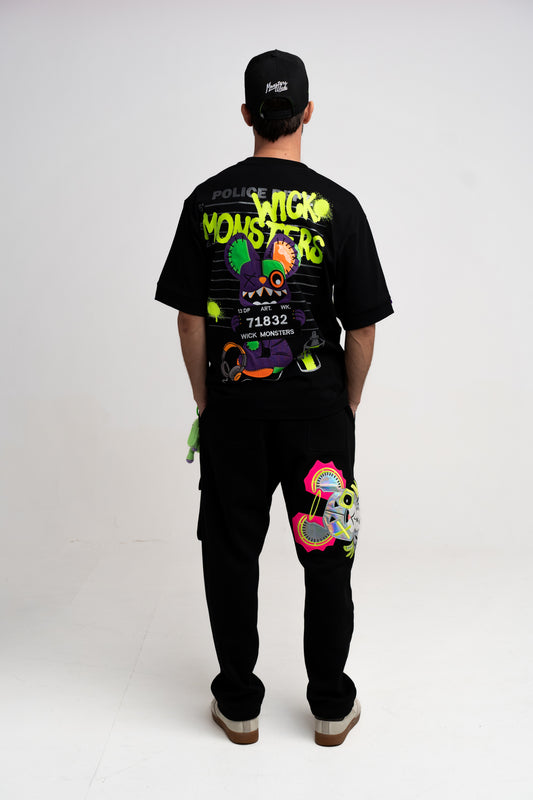 SWAT OVERSIZED T-SHIRT BLACK