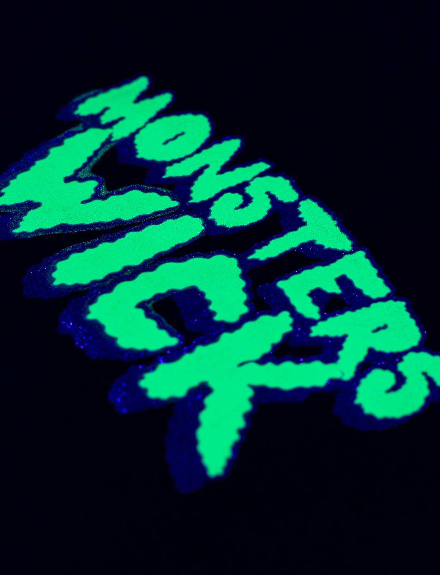 T-SHIRT OVERSIZED 3D GLASS BLACK