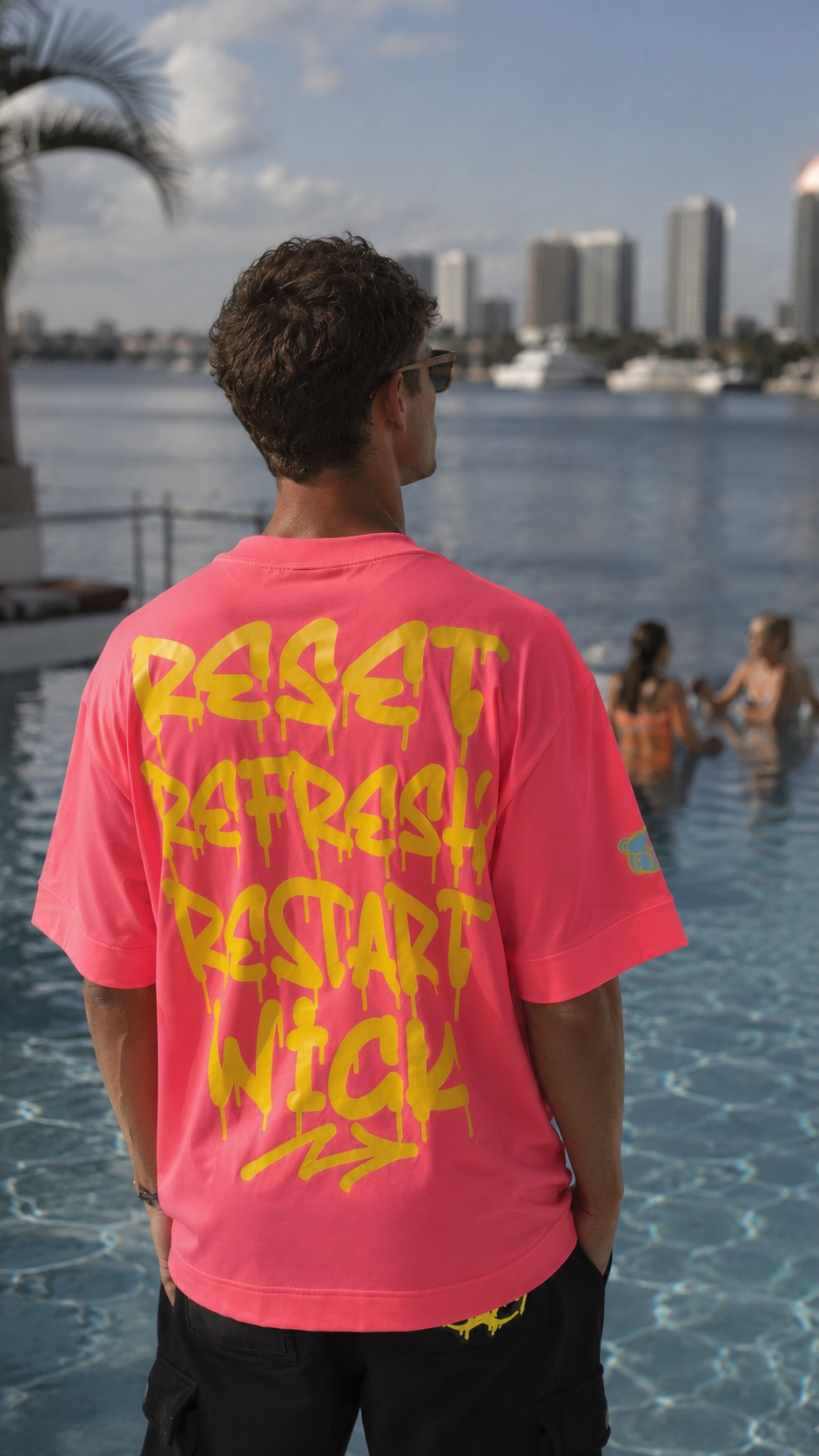 RESTART WICK PINK T-SHIRT