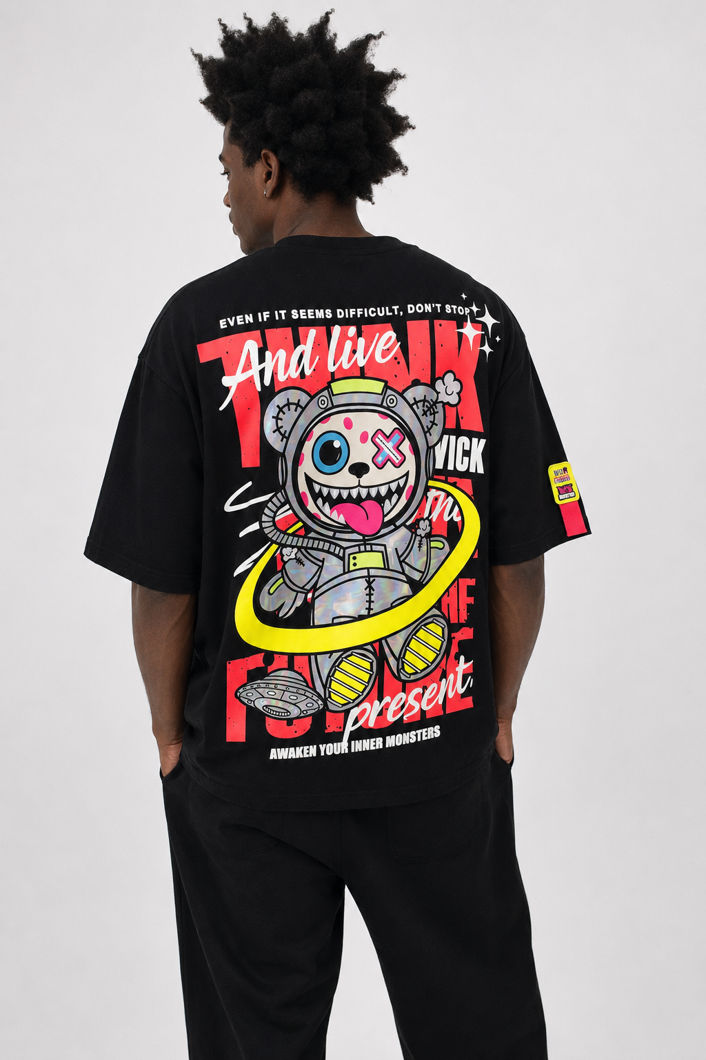 TOXIC SPACE BLACK T-SHIRT