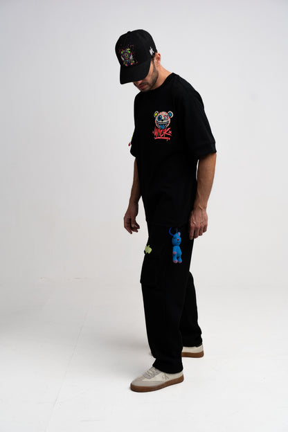T-SHIRT OVERSIZED TOXIC BLACK