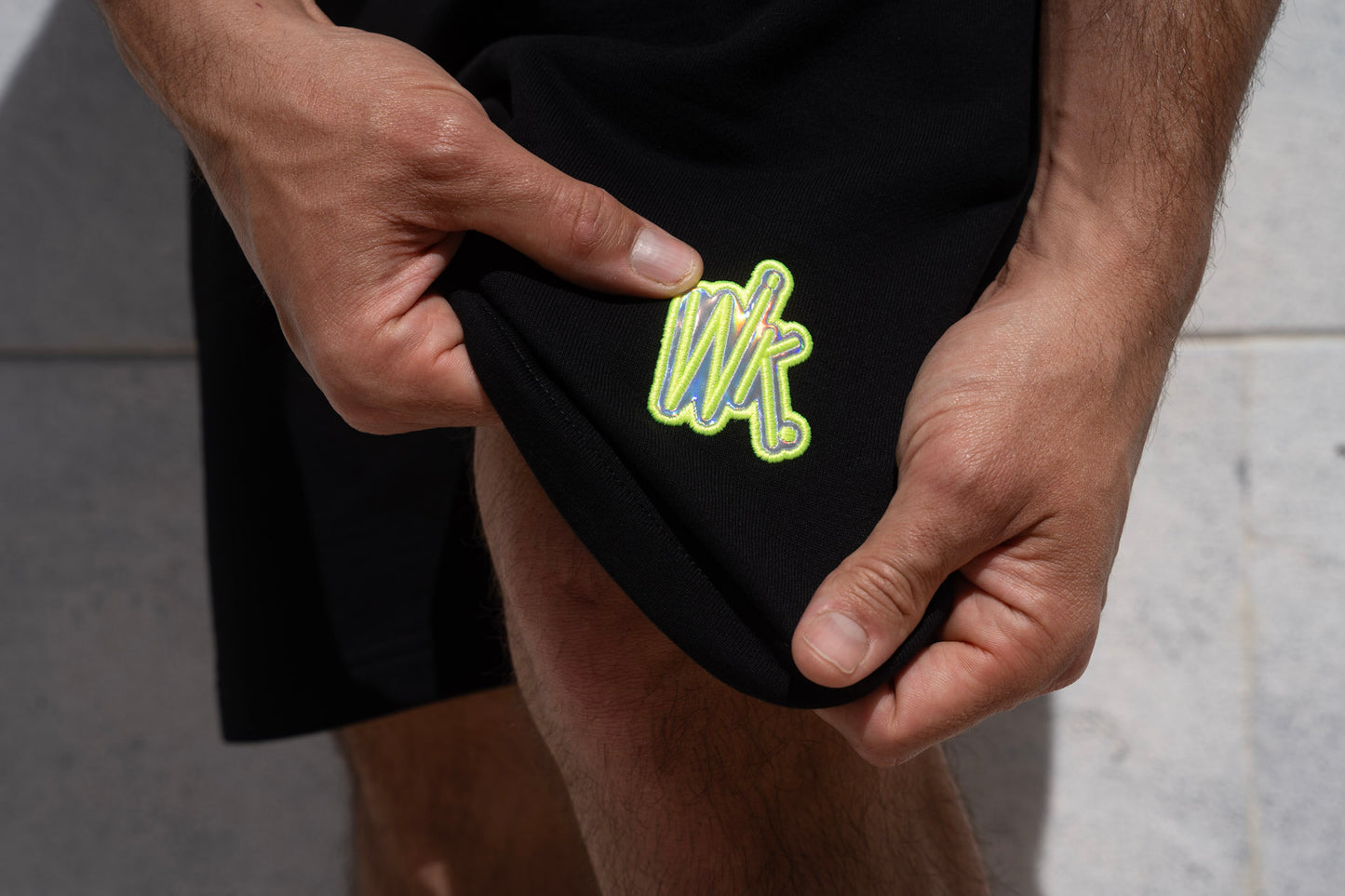 Neon Royal Shorts Black