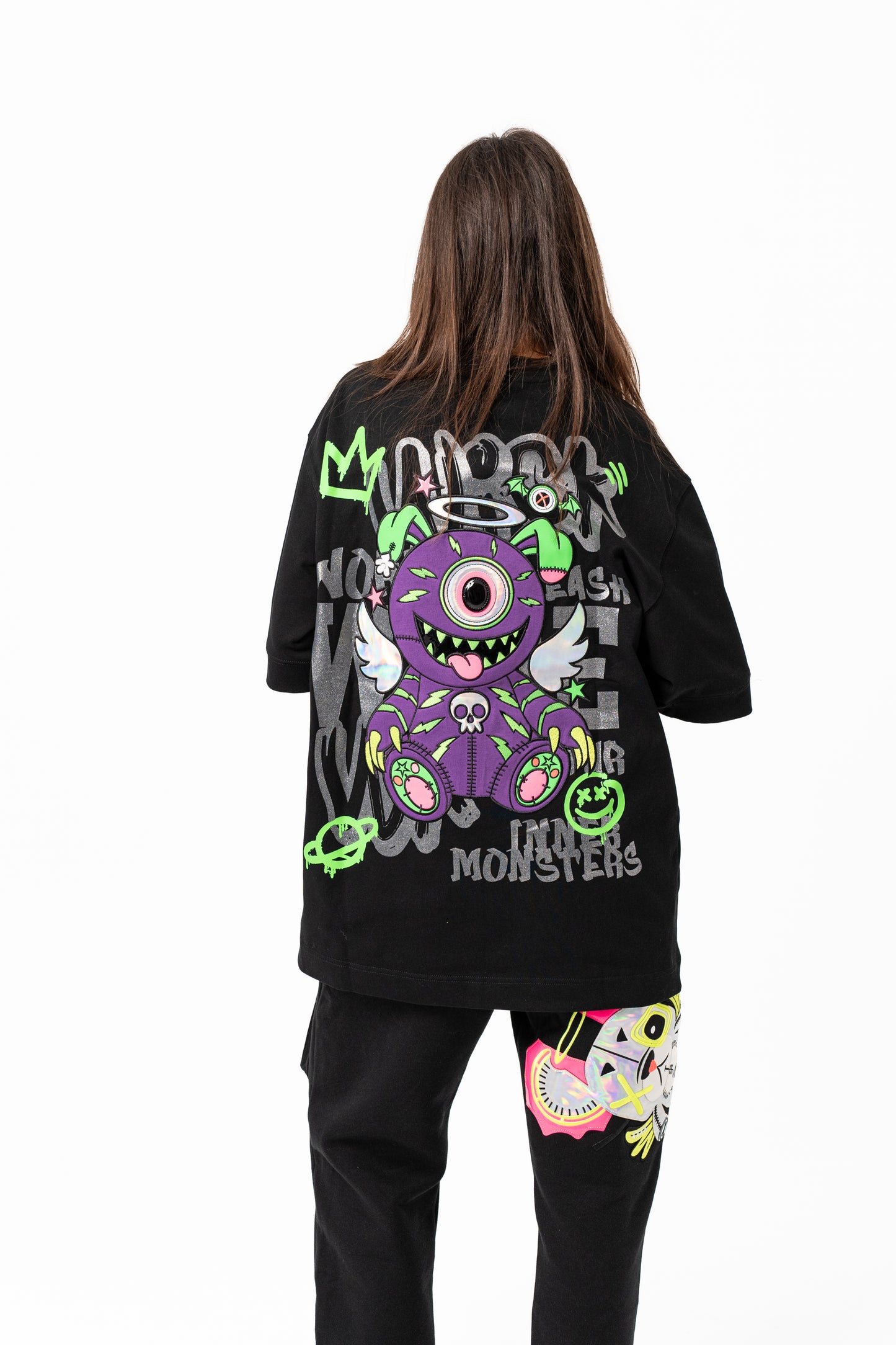 T-SHIRT OVERSIZED WARLOCK BLACK