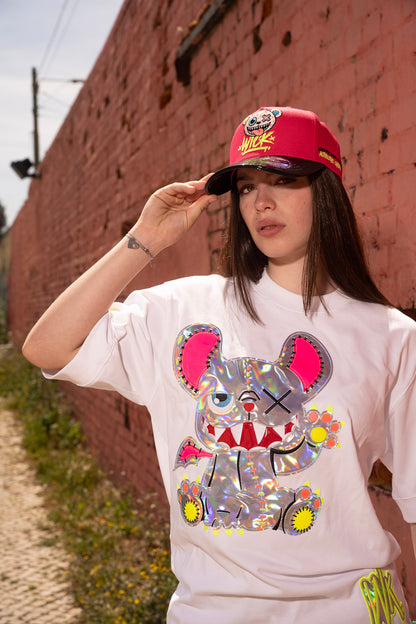 Neon Royal T-shirt White