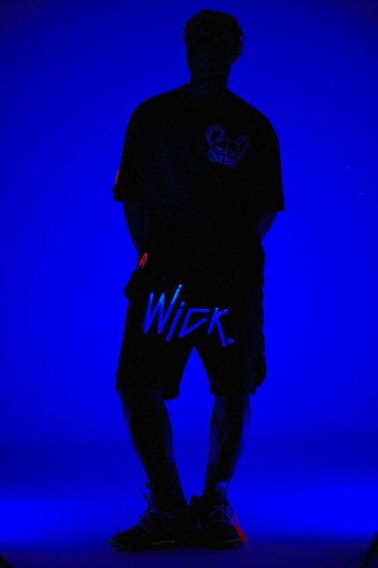 NIGHT RIDERS WICK MONSTERS SHORTS BLACK
