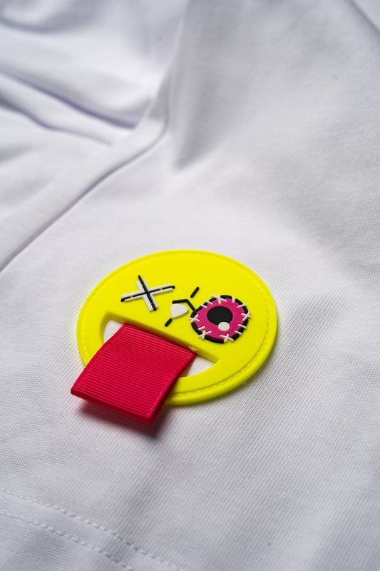 NIGHT RIDERS NOTHING BASIC T-SHIRT WHITE & YELLOW