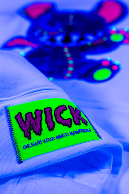 NEON ROYALTY HOODIE WHITE