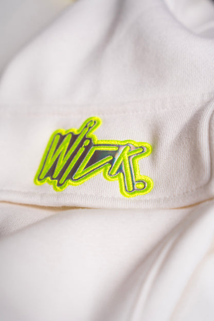 NEON ROYALTY HOODIE WHITE