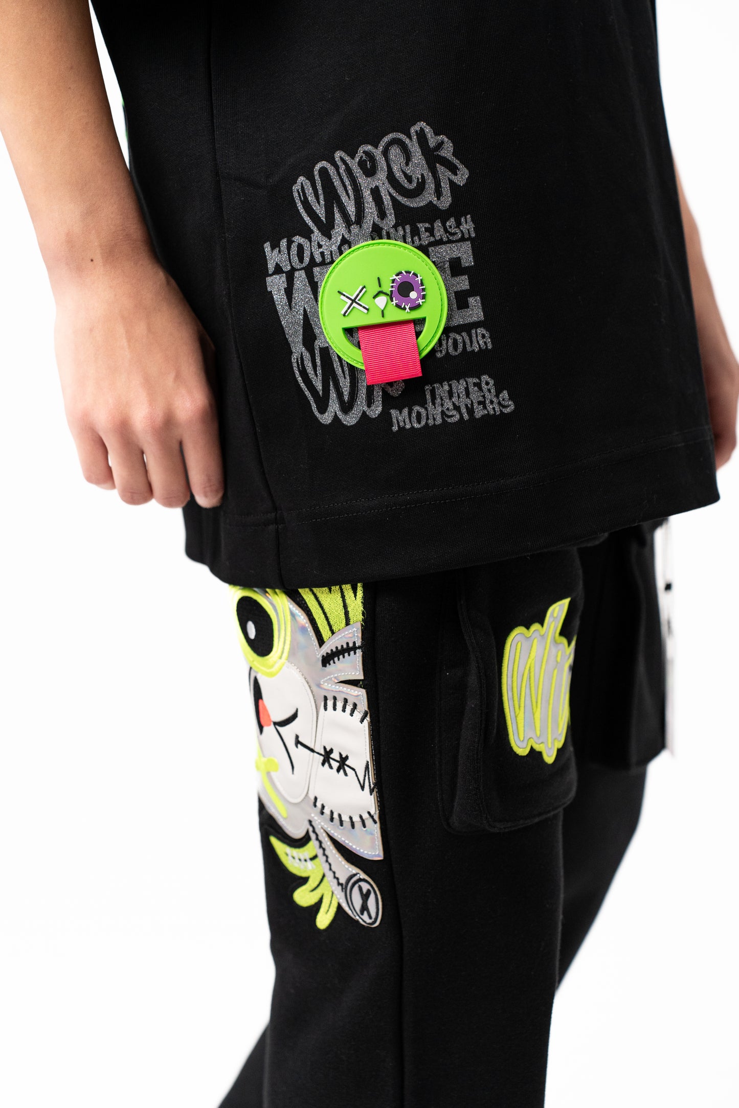 T-SHIRT OVERSIZED WARLOCK BLACK