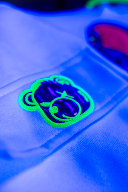 NEON ROYALTY HOODIE WHITE