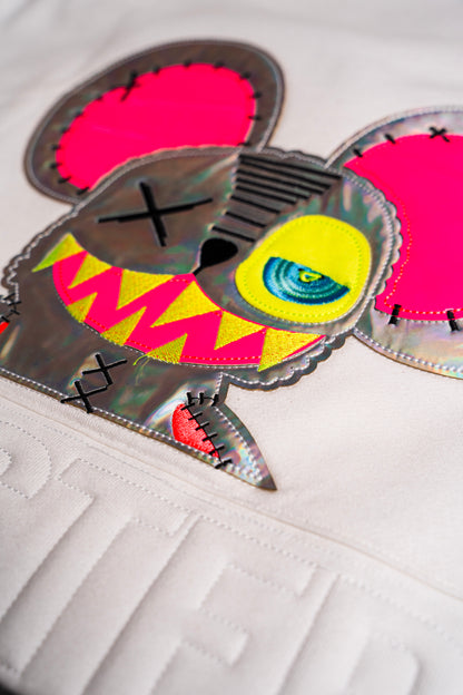 NEON ROYALTY HOODIE WHITE