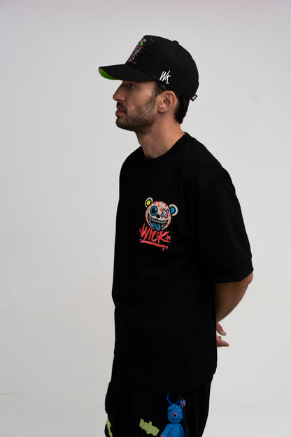T-SHIRT OVERSIZED TOXIC BLACK