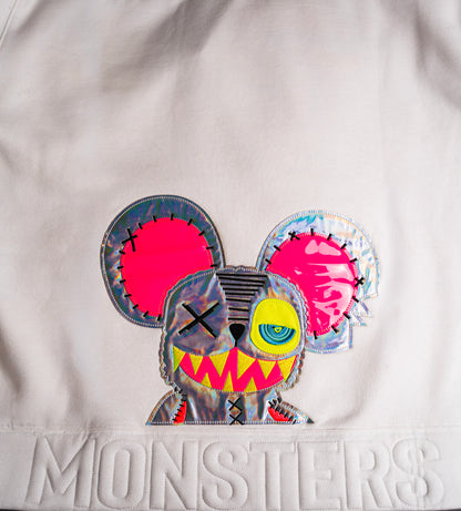 NEON ROYALTY HOODIE WHITE