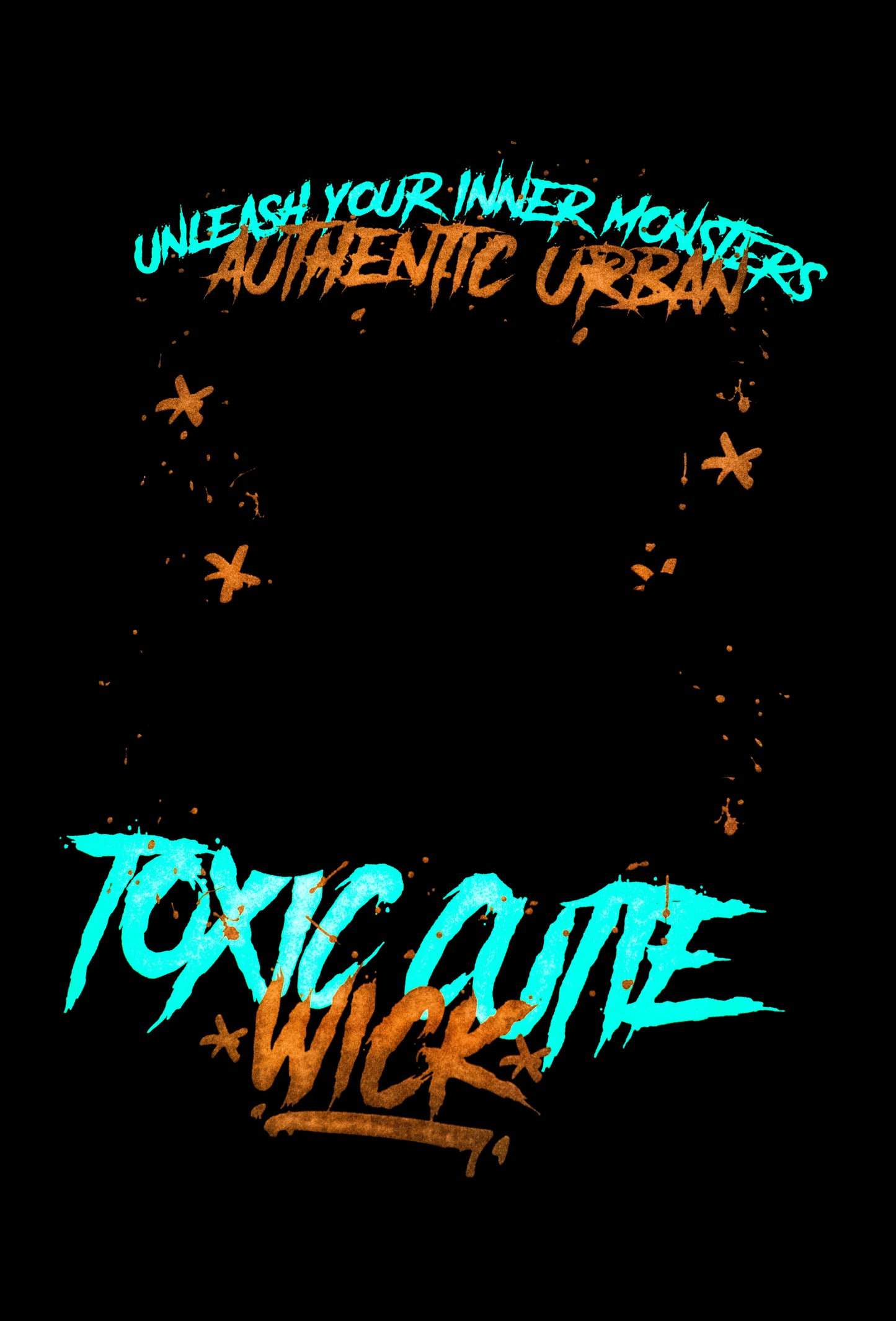 T-SHIRT OVERSIZED TOXIC BLACK