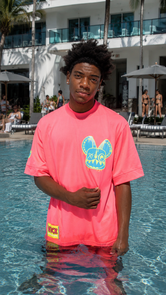 RESTART WICK MONSTERS T-SHIRT PINK