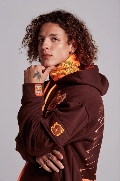 SPACE BROWN HOODIE