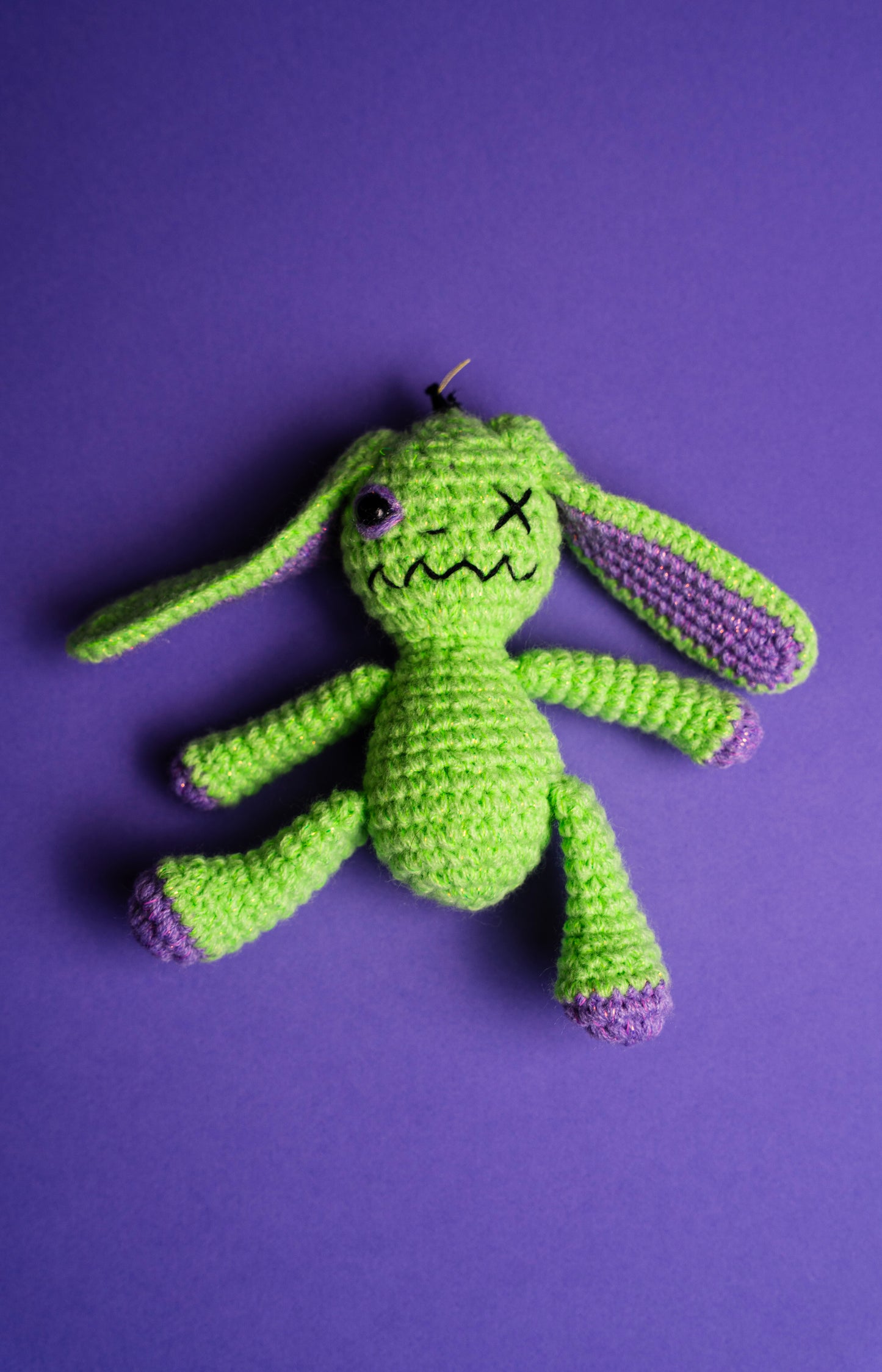 AMIGURUMI CROCHET SILICONE STRAP GREEN