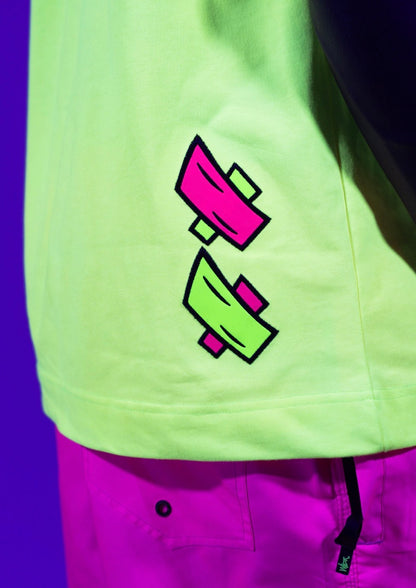 SIGNATURE TANK TOP NEON YELLOW