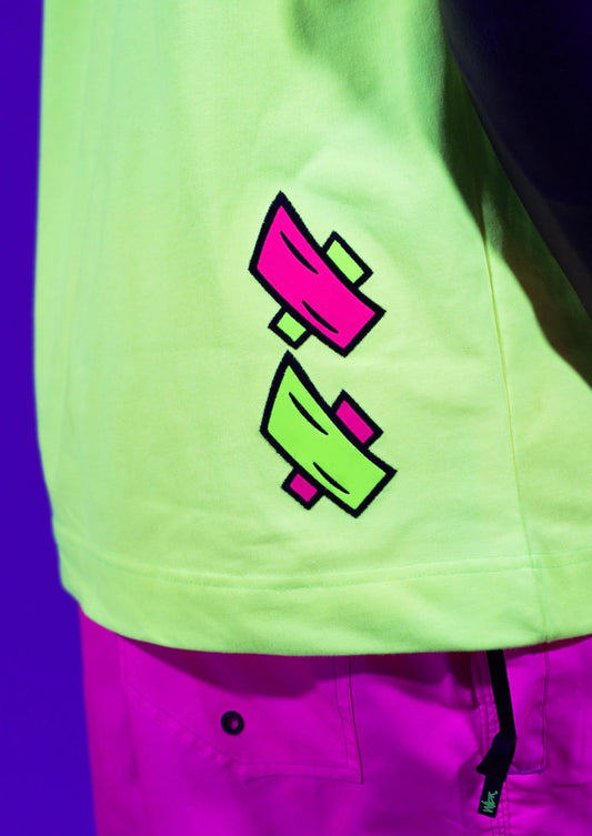 SIGNATURE TANK TOP NEON YELLOW