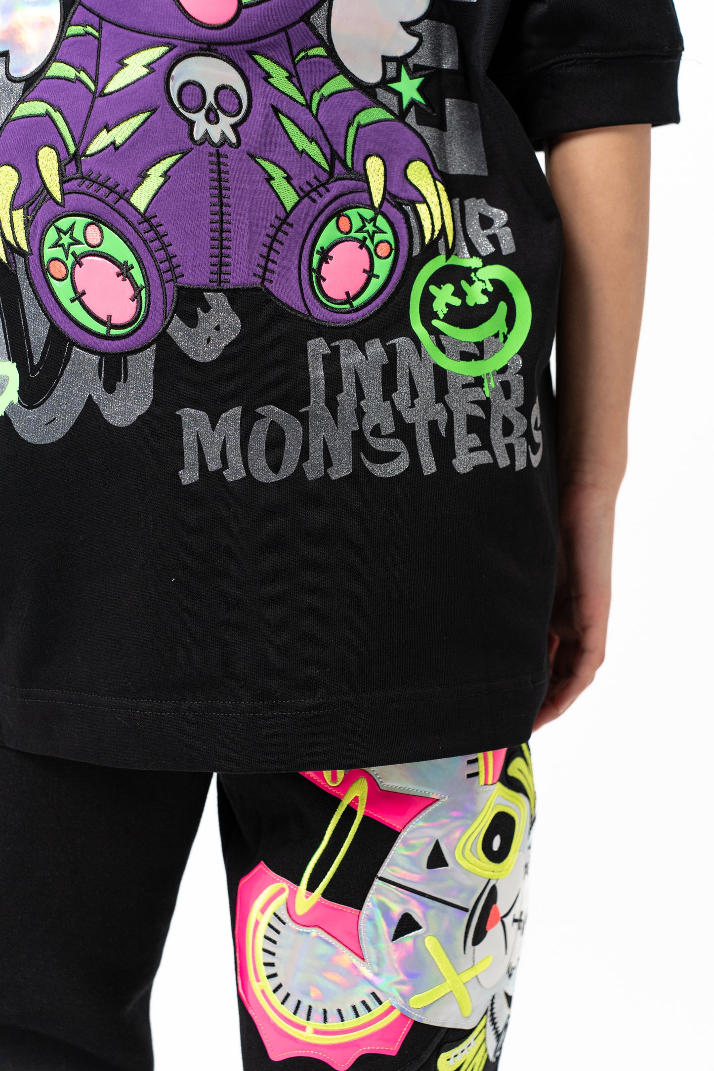 T-SHIRT OVERSIZED WARLOCK BLACK