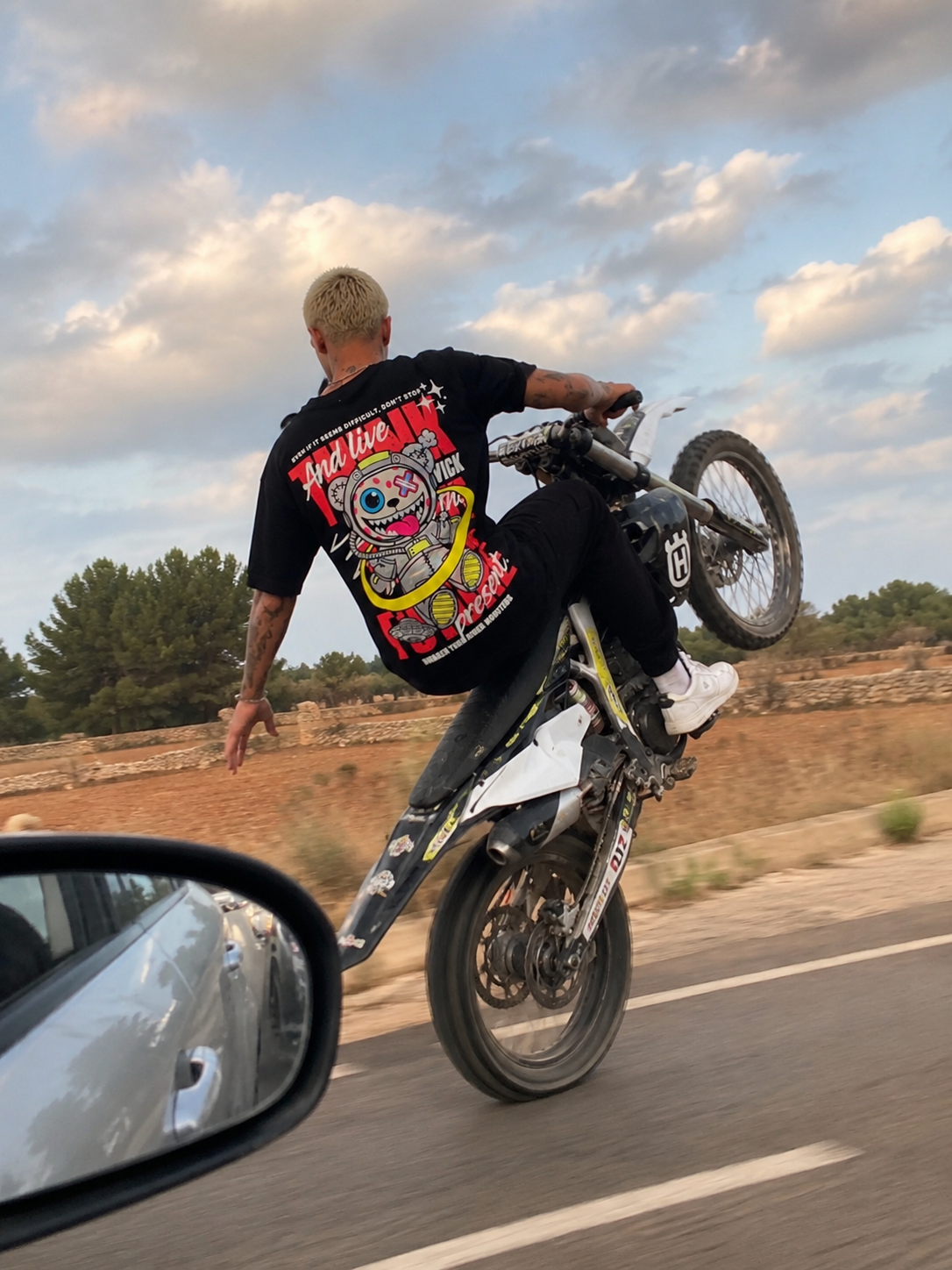 TOXIC SPACE BLACK T-SHIRT